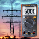 ANENG AN8002 Orange Digital True RMS 6000 Counts Multimeter AC/DC Current Voltage Frequency Resistance Temperature Tester / + Test Lead Set