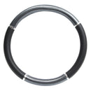38cm Universal Breathe Carbon Fiber Leather Car Steering Wheel Cover