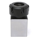 Hard Steel Square ER-25 Collet Chuck Block Lathe Tool Holder