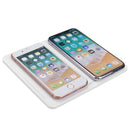 Dual Transmitter Qi Wireless Charger Dock Charging Pad Stand Station for Phone X Samsung S8