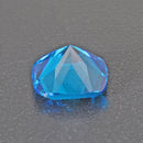 Unheated Artificial Ceylon Blue Sapphire 8.71 Carats Cushion Shape 10x10mm Decorations