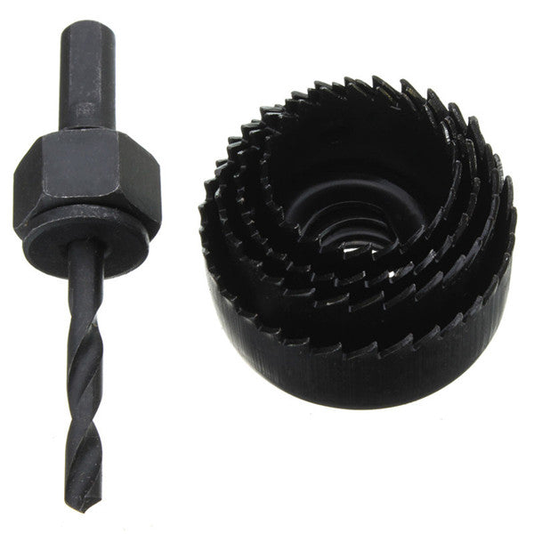 4pcs 32/38/44/54mm Hole Saw Cutter with Mandrel Wood Working Drill Bit