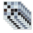 20x20cm 6Pcs Creative Tile Paste Wall Sticker Kitchen Bathroom Floor Decoration