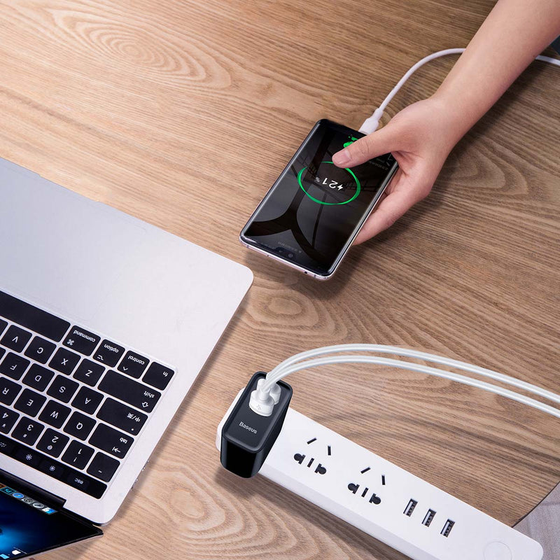 Baseus BS-CH906 30W Speedy Series PPS Dual USB Quick Charge USB Charger for iPhone 11 Pro XR X