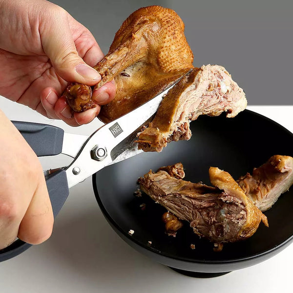 HUOHOU Multifunctional 40Cr13 Stainless Steel Kitchen Scissors Chicken Meat Scissor Food Bone Cutter From Xiaomi Youpin