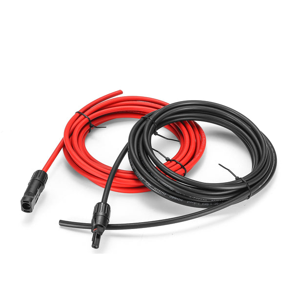 33A  1/2/3/5M 2.5mm 14AWG Eternal 5.3mm Solar Panel Extension Cable Wire MC4 Connector Copper Wire Solar PV Cable