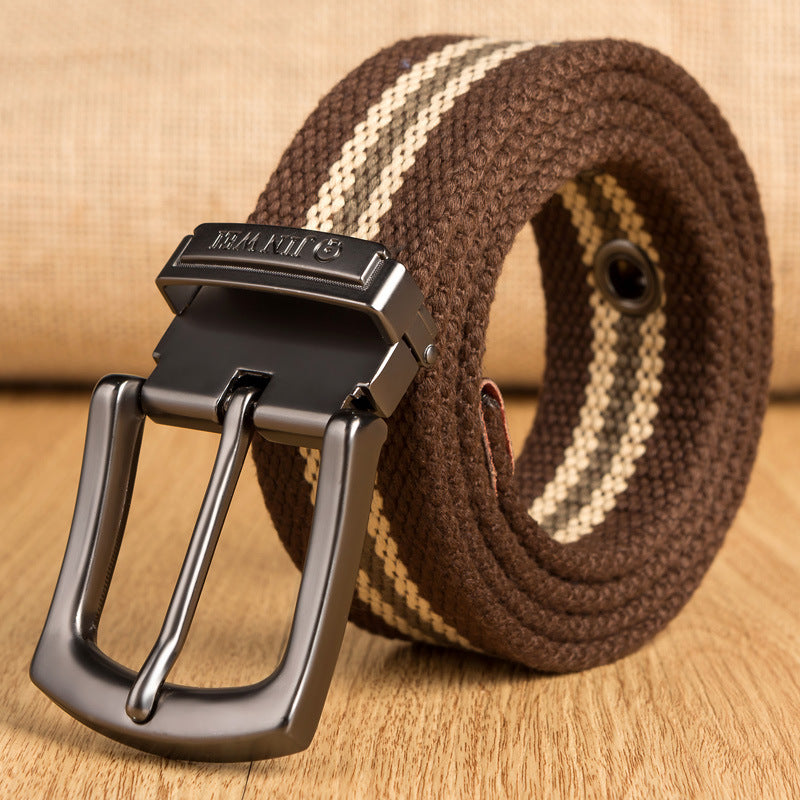 JINWEI ZK15 140cm 3.8cm Cutable Adjustable Tactical Belt Durable Canvas Casual Belt