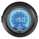 Universal 2inch 52mm Oil Press Pressure Gauge Digital LED 7Color 150 PSI Meter
