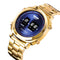 SKMEI 1531 Creative Drum Watch Stainless Steel Waterproof Business Men Watch Quartz Watch