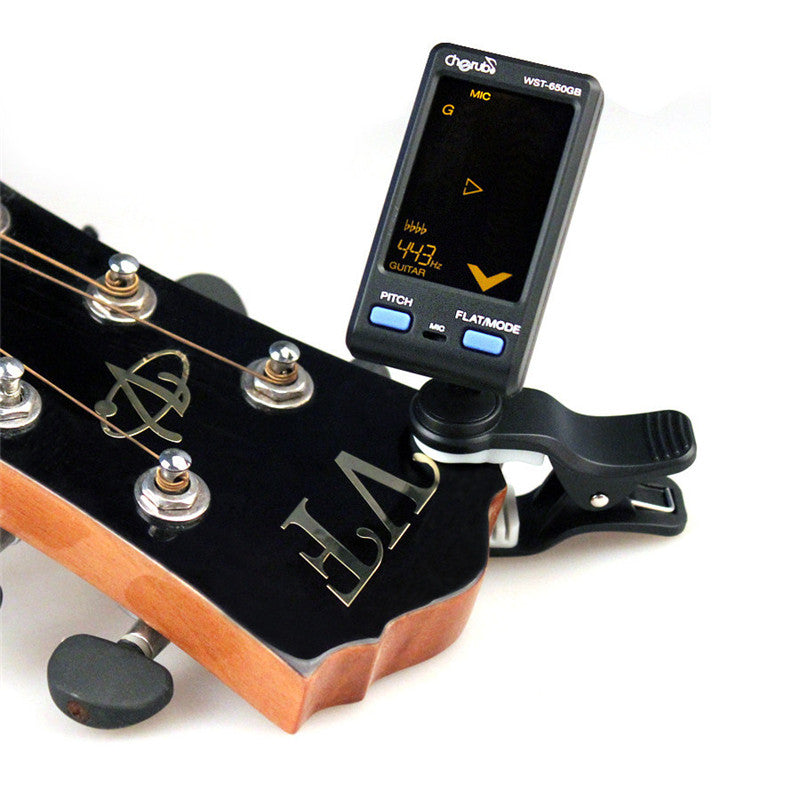 Cherub WST-650GB Protable Clip-on Guitar Bass Tuner