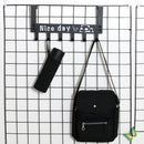 Carbon Steel Door Hook Organizer Rack Hanger Clothes Coat Towel Storage Holder