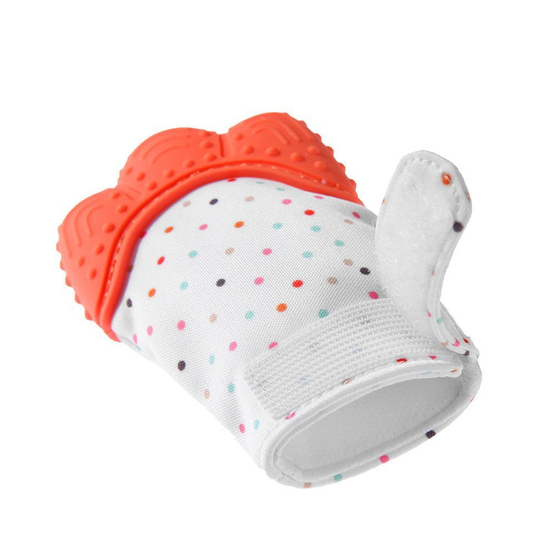 Silicone Baby Teethers Pacifier Glove Natural Thumb Sound Teething Chewable Nursing Beads Child Give