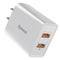 Baseus TC-012 3A 18W QC3.0 Smart Dual USB Quick Charge Wall Charger for Samsung S10+ Xiaomi Redmi Note8 HUAWEI Mate30 Pro