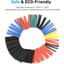 560Pcs Heat Shrink Tubing Insulation Shrinkable Tube Wire Cable Sleeve Kit 2:1