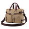 4 Styles Canvas Convertible Backpack Briefcase Multi-Pocket Laptop Bag Messenger Shoulder Bag