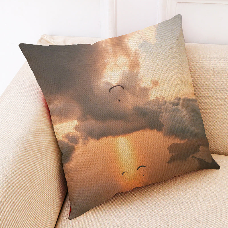 Honana BX 45x45cm Skydiving Pattern Luxury Cushion Cover Graffi Style Throw Pillow Case Pillow Cover