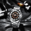 CURREN 8359 Calendar Full Steel Business Style Men Watch Waterproof Quartz Watch