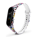 Colorful Pattern Watch Band Watch Strap Replacement for Xiaomi Miband 4 Miband 3