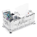 Retro Tissue Box Acrylic Paper Napkin Box Case Cover Phone Holders Organizer