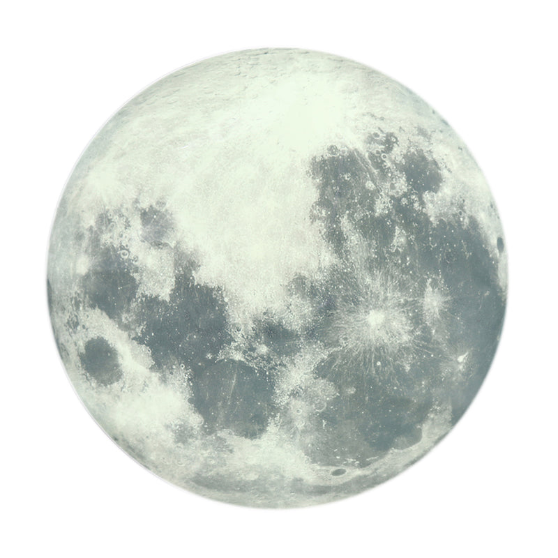30cm Luminous Glow in the Dark Moon Wall Sticker Home Art Decor Kids Room Decal