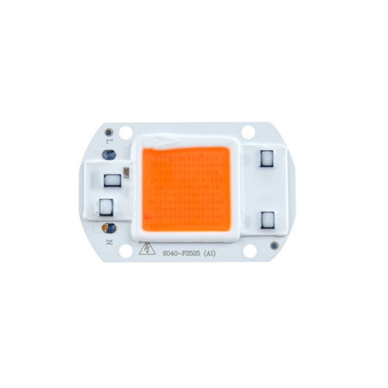 High Power 20W 30W 50W Full-spectrum COB LED Grow Light Chip with Lens for Floodlight AC110V/220V