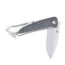 Sanrenmu 7053 Multifunctional Folding Liner Lock EDC Tools Rope Cutter Bottle Opener Outdoor Camping Survival Tool
