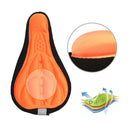 OUTERDO Bicycle Saddle Seat Cover Thickened Soft Silicone 3D Gel Pad Cushion Cycling Bike Saddle Protector