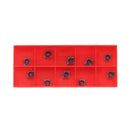 Drillpro 10pcs CCMT060204-SM Carbide Insert for SCLCR Turning Tool Holder