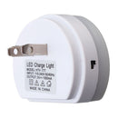 Intelligent Light Control Sensor LED Night Wall Light with USB Port  AC110-240V