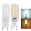 G9 2.5W SMD 5050 Transparent Milky Pure White Warm White LED Light Bulb AC220V