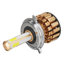 G7 4-Side COB LED Headlights Bulbs H4 H7 H11 9005 9006 9-36V 6000K White 2PCS for Car Motorcycle