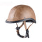 BYB Universal Unisex Motorcycle Scooter Retro Vintage Leather Open Face Helmet