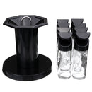 8 Jars Rotating Spice Rack Carousel Kitchen Storage Container Holder Revolving Herbs
