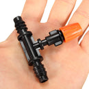 Mist Nozzle Sprinkler with 8/11 Flat Tee Garden Irrigation Tools