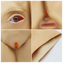 Latex Butt Head Mask Adult Ass Halloween Party Costume Accessory Prop Cosplay Mask