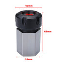 Hard Steel Hex ER-25 Collet Chuck Block CNC Lathe Tool Holder