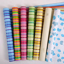 Waterproof Stripe Wallpaper Self Adhesive Wardrobe Door Kitchen Wall Stickers