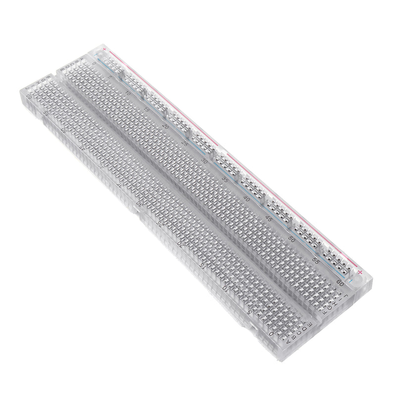10pcs 730 Holes Transparent Breadboard Protoboard DIY Kit Universal PCB Circuit Board Solderless