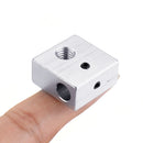 Anet 20*20*10mm 6 M6 Aluminium Heating Block for Prusa i3 3D Printer Extruder Hot End