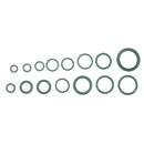 Suleve MXRW5 225Pcs R22/R134a Green Air Conditioning Rubber O-Ring Tap Washer Gasket Set Seal Metric Assortment Plumbing Kit Waterproof