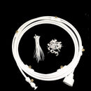 6-18M Outdoor Mist Coolant System White Misting Cooling Kit for Greenhouse Garden Patio Watering Irrigation System