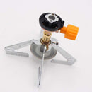 IPRee Outdoor Mini Cooking Stove Long Gas Tank Air Bottle Burner Camping Picnic + Base Frame
