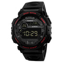 HONHX 62X-66F Fashion Luminous Display Alarm Clock Sport Style Men Digital Watch
