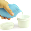 Honana CF-DW02 Silicone Leaf Shape Water Cup Folding Mini Camping Hiking Travel Pocket Drinking Cup