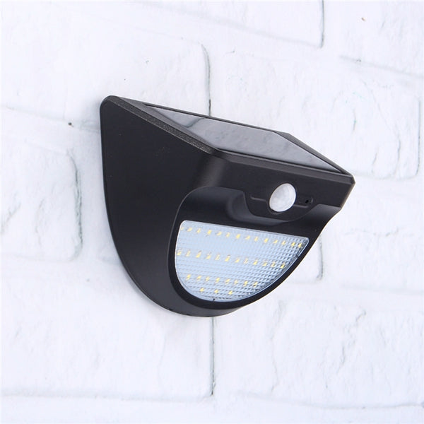 Solar Powered 37 LED Radar Sensor Wall Light Waterproof Outdoor Garden Security Lamp