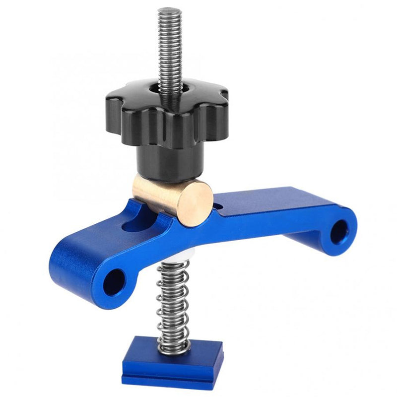 Aluminum Alloy T-slot T-Track Clamp Set Quick Acting Hold Down Clamp with Copper Pressure Woodworking Tool