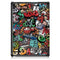 Tri-Fold Printing Tablet Case Cover for Lenovo Tab E10 Tablet - Doodle