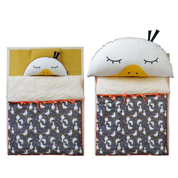 58cm Cute Semicircle Duck Throw Pillow Cotton Cloth Sofa Car Bed Cushion Home Decoration