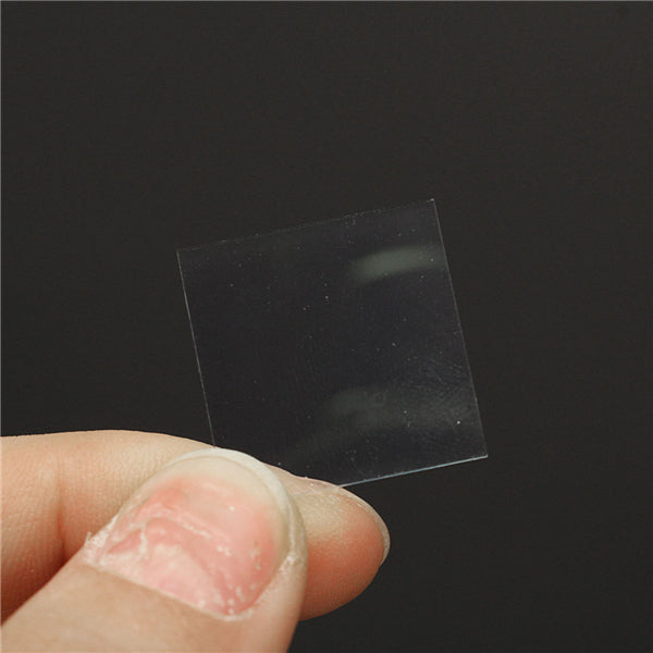 2Pcs Indium Tin Oxide Transparent Conductive Glass Slide 20x20x1.1mm