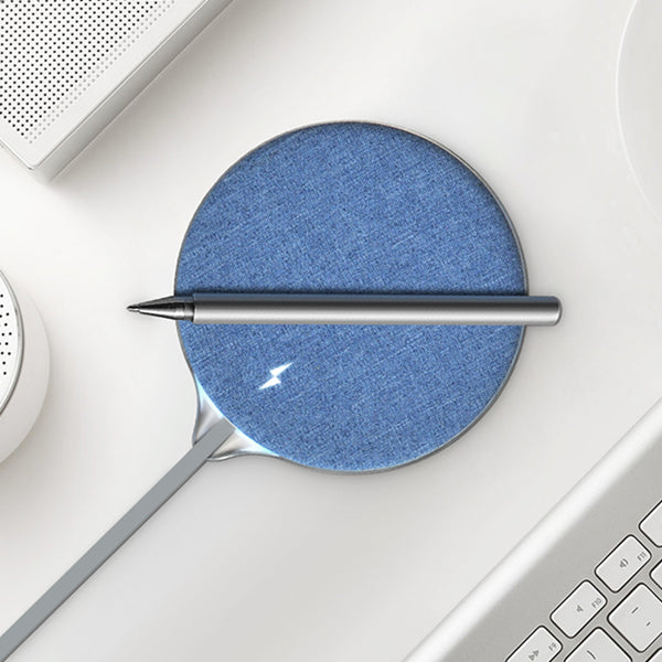 Bakeey X10 10W QI Wireless Fabric Aluminum Alloy QC2.0 Fast Charging Charger Pad For iphone Samsung